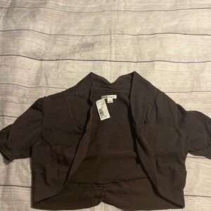 New Women’s Paul Richard short sleeve cardigan L